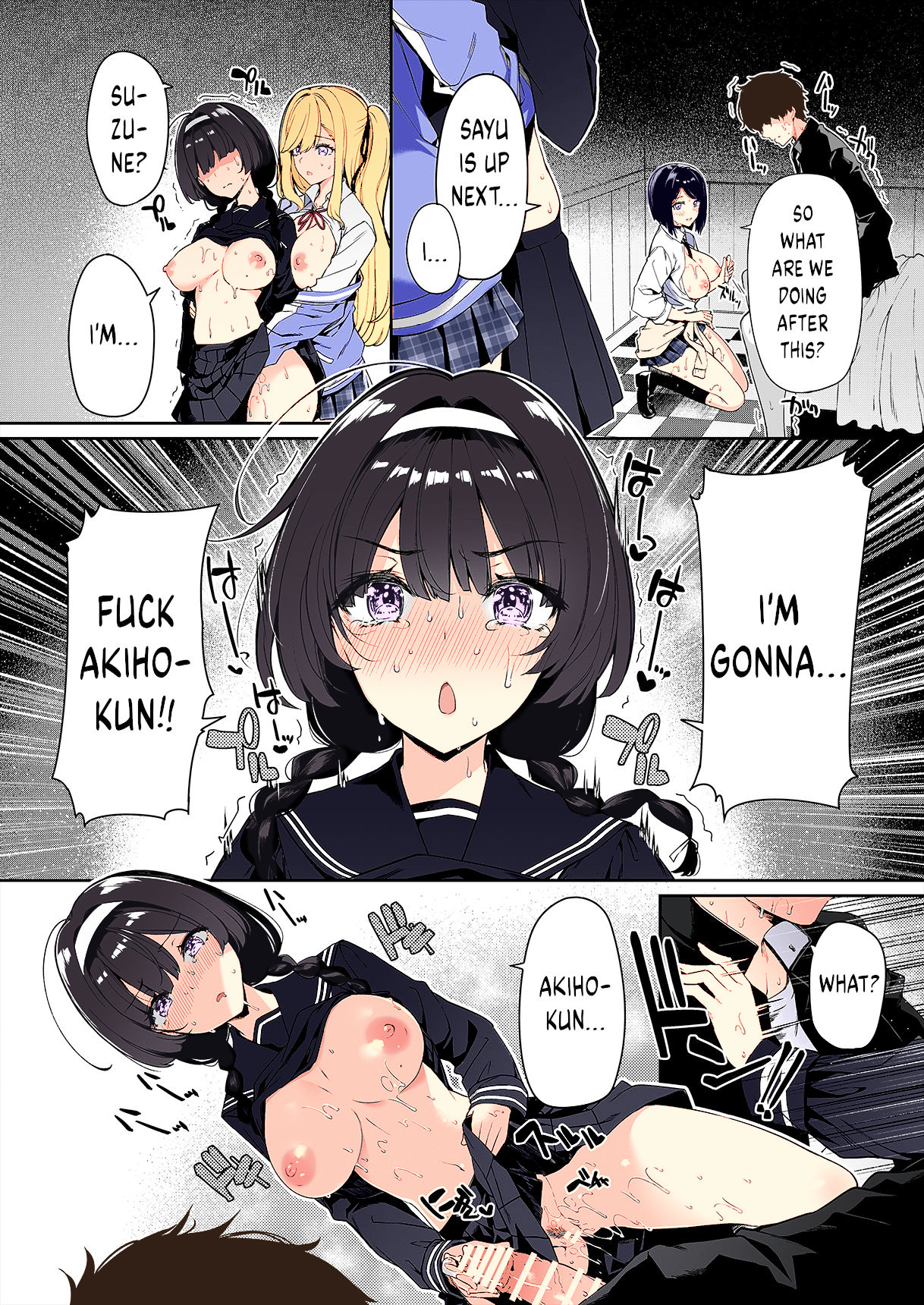 Hentai Manga Comic-A Story of the Asocial Couple And Gal Girls Sex Training-Read-30